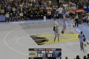 速度與激情！克內(nèi)克特不到4秒反擊沖刺 滯空壓哨打板上籃！