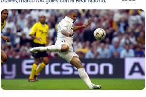 皇馬官方致敬：羅納爾多皇馬首秀23周年，1分鐘完成雙響！