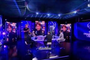 不擅長！名場面：孔蒂周中歐冠慘敗后“胡言亂語”逗笑主持人！